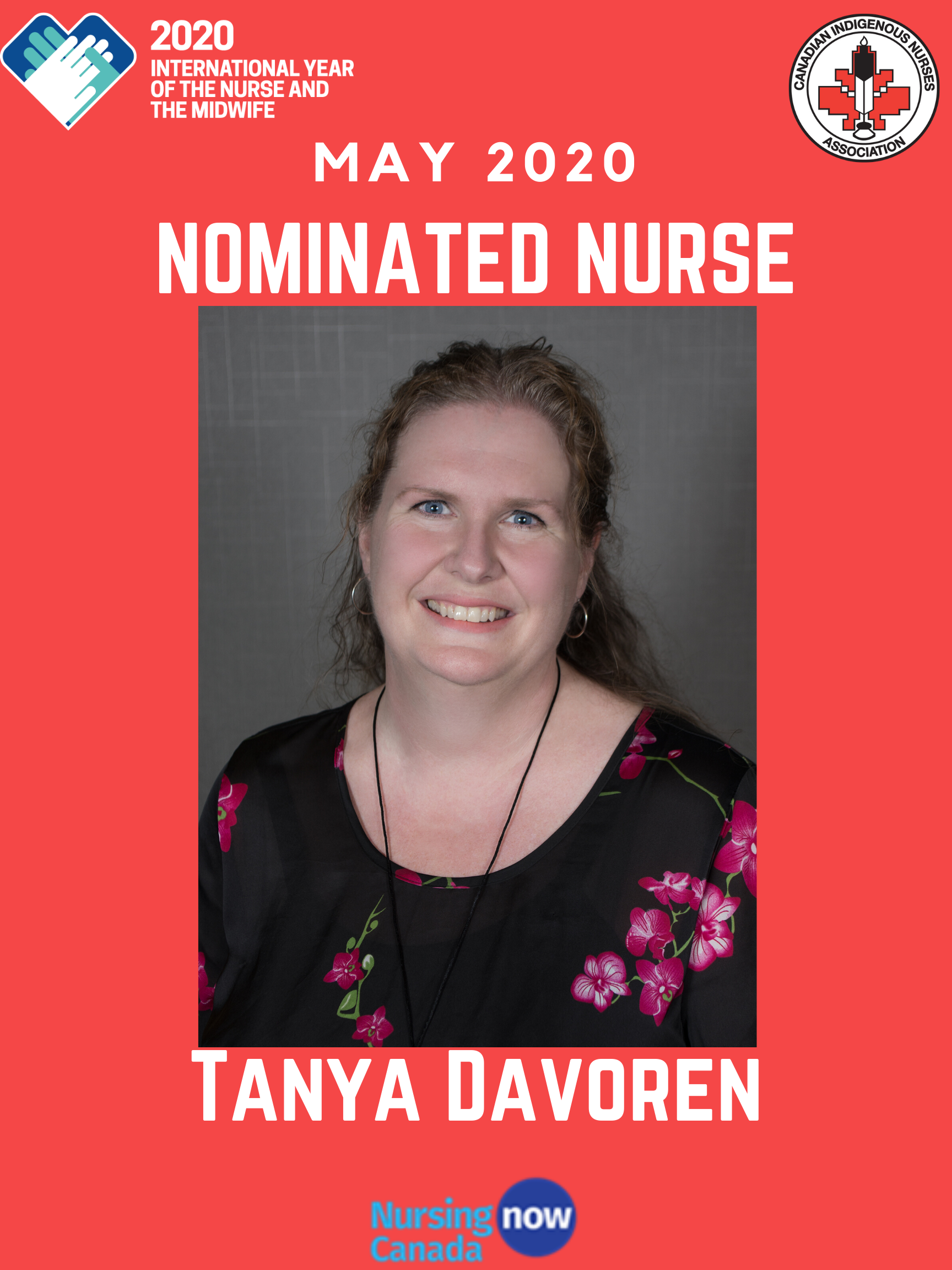May 2020 Nominated Nurse - Tanya Davoren